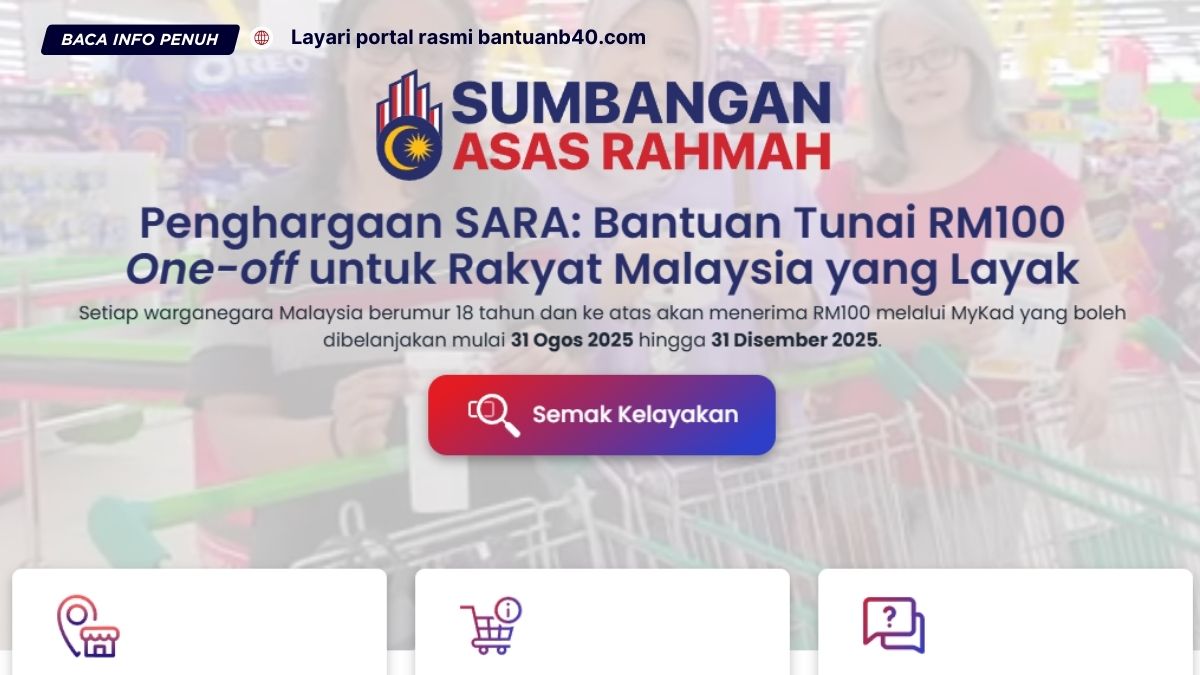 RM100 ONE OFF SUDAH MASUK TERUS KE MYKAD