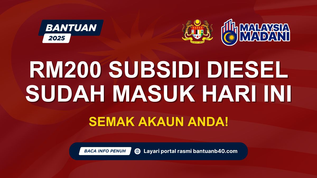RM200 SUBSIDI DIESEL