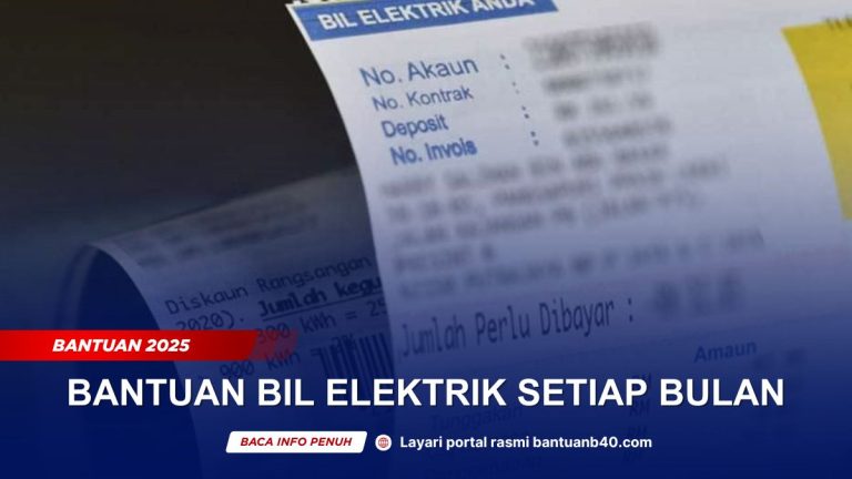BANTUAN BIL ELEKTRIK SETIAP BULAN